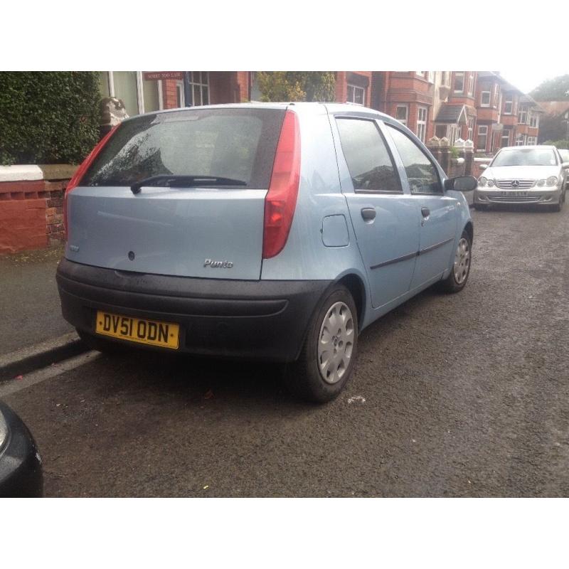 Diesel 2001 Fiat Punto 1.9. Long Mot