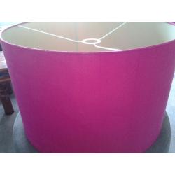 large pink light shade