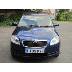 SKODA FABIA 2 1.2 HTP 12V 70HP 2009 (09) ONE LADY OWNER ONLY 46K FSH 7 X STAMPS!