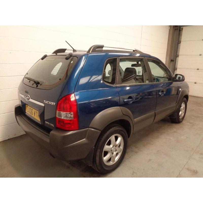 HYUNDAI TUSCON DIESEL 4X4 , 2006 REG , ONLY 62000 MILES + HISTORY , LONG MOT , FINANCE , WARRANTY