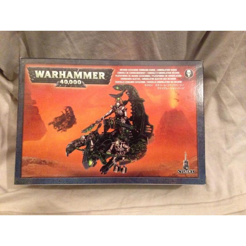 Warhammer 40K Necron Catacomb Command Barge NEW