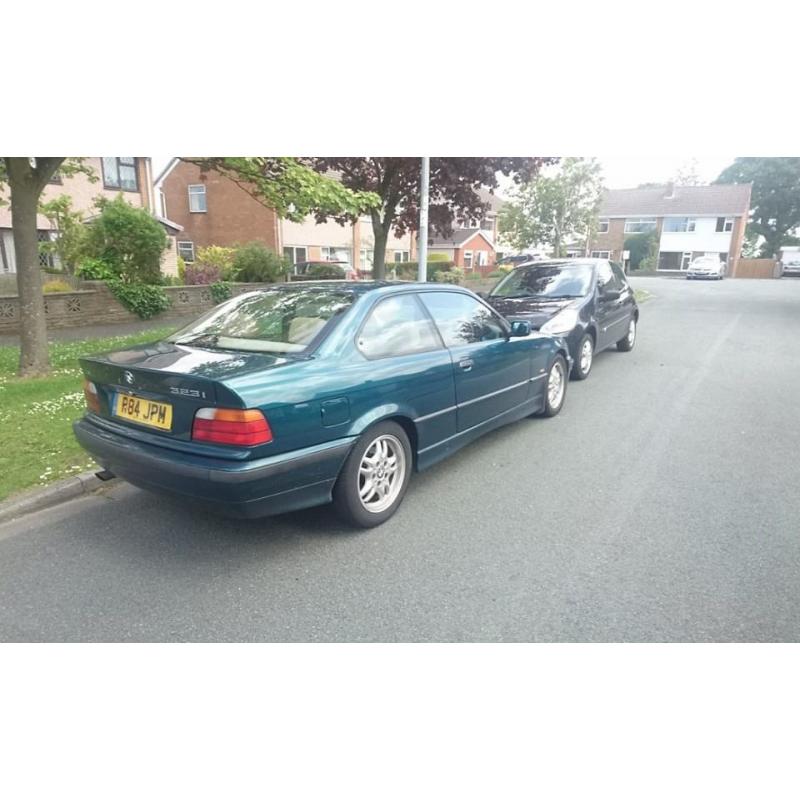 BMW E36 323 Coupe, Manual. MOT'd. Unmolested, clean for age