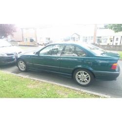 BMW E36 323 Coupe, Manual. MOT'd. Unmolested, clean for age