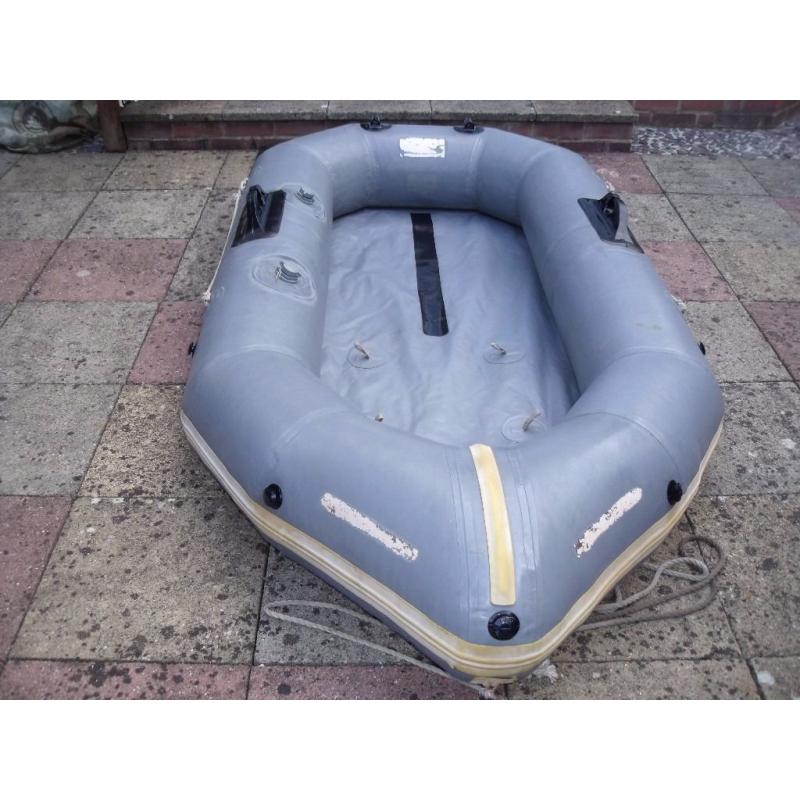 AVON REDSTART 8FT INFLATABLE DINGHY DINGY BOAT WITH NEW TYPE VALVES AND BAG VERY LIGHT WEIGHT