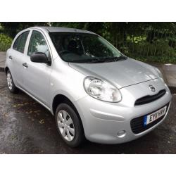 2011 11 Reg Nissan Micra1.2 5DOORS MANUAL LOW MILEAGE ONLY YES YES 11,000 MILES