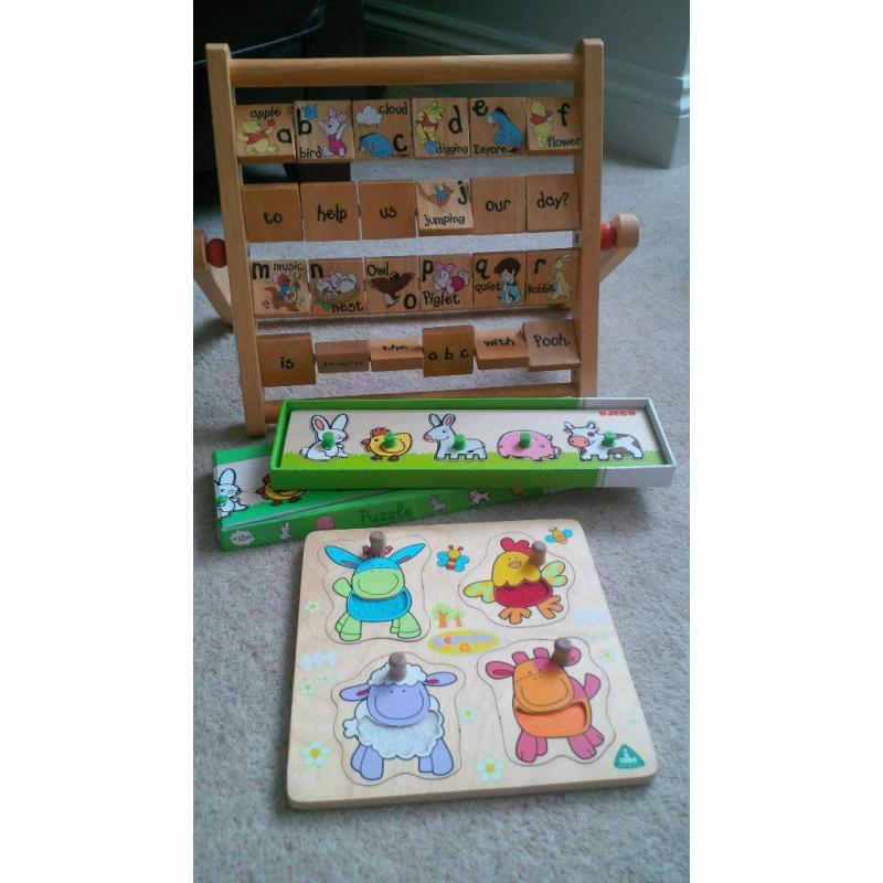 wooden Baby toys in excellent condition