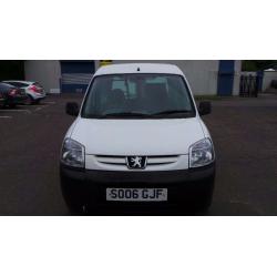 2006 06 PEUGEOT PARTNER L 600 D WHITE***3 SEATER***(CHEAPER PART EX WELCOME)