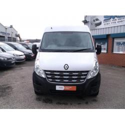 13REG RENAULT MASTER MM35 DCI 125BHP MWB MED ROOF IN SILVER WITH AIR CON @ SVS