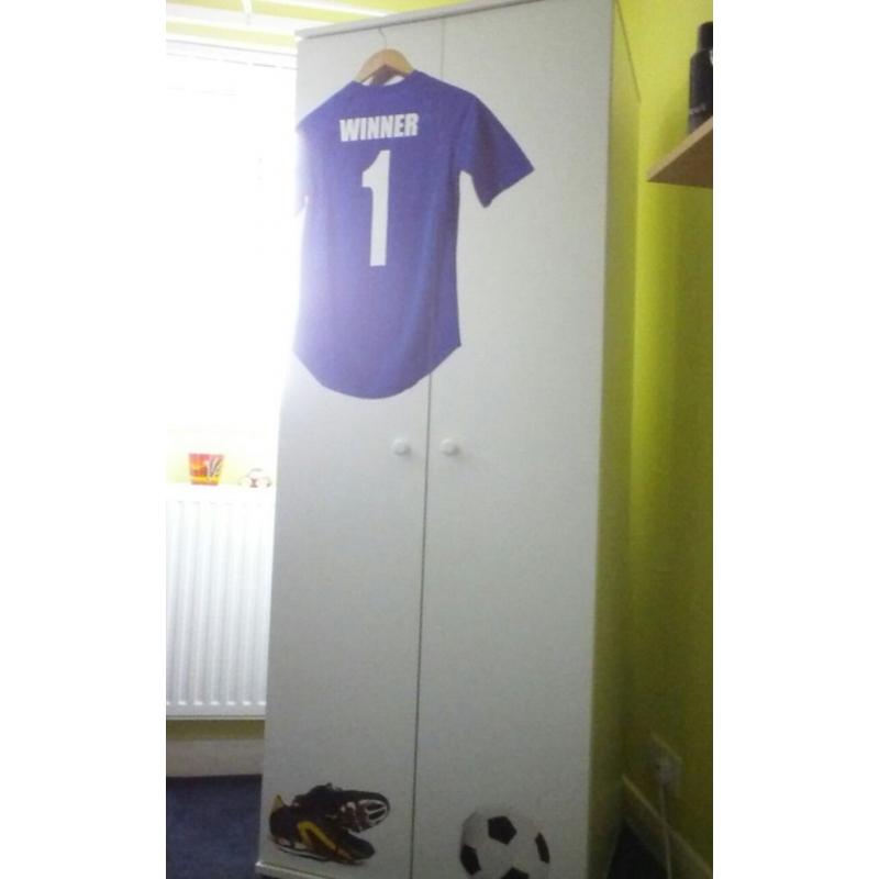 Football themed wardrope.