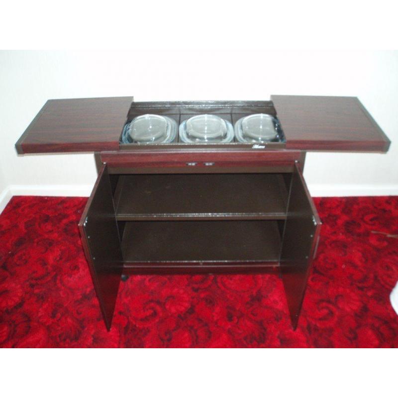 Mahogany Effect Hostess Trolley