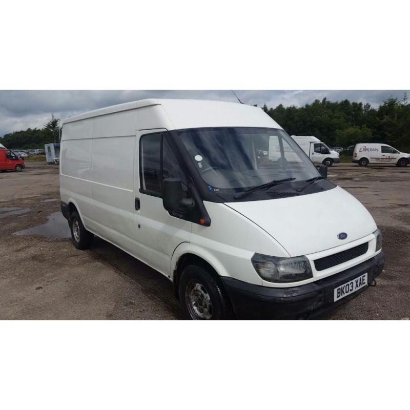 FORD TRANSIT 350 TDI. 90 LWB 2.4 M/R SEMI HIGH ROOF. 130.000 MILES. 12 MONTHS MOT, NO ADVISORIES.