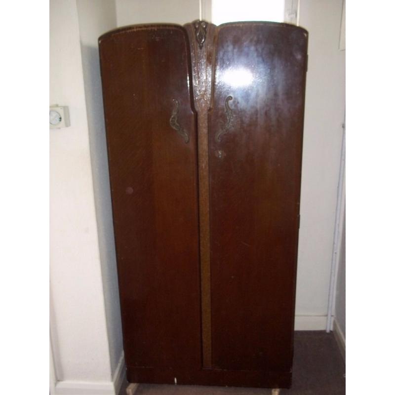 Stunning Vintage Double Door Wardrobe