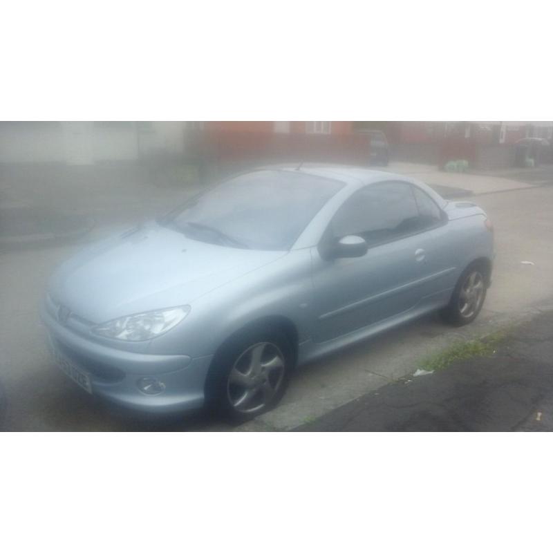 Peugeot 206cc 1.6 12 month mot