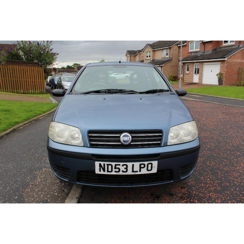 FIAT PUNTO 1.2L 2003 MOT OCT 2016 LOW INS & TAX UP TO 60MPG IMMACULATE FIESTA CORSA CLIO KA 206 POLO