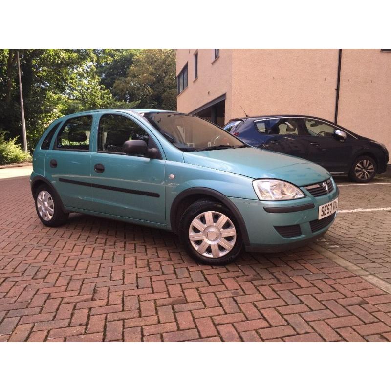 53 PLATE VAUXHALL CORSA 1.0 PETROL 5 DOORS-- ONLY DONE 32K-- MOT TILL JAN. 2017-- ONE OWNER FROM NEW