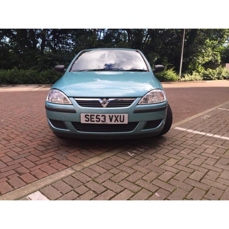 53 PLATE VAUXHALL CORSA 1.0 PETROL 5 DOORS-- ONLY DONE 32K-- MOT TILL JAN. 2017-- ONE OWNER FROM NEW