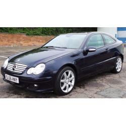 2006 56 MERCEDES C180 KOMPRESSOR SE 1.8 AUTO 3DR FSH(PART EX WELCOME)