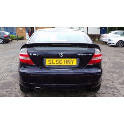 2006 56 MERCEDES C180 KOMPRESSOR SE 1.8 AUTO 3DR FSH(PART EX WELCOME)