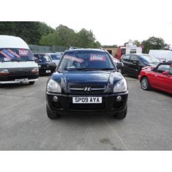 2009 Hyundai Tucson 2.0 CRDi CDX 4WD. Only 77,000 miles. FSH. 1 owner.