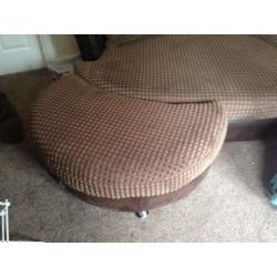 Cuddle Sofa and Foot Stool (Open to offers. )