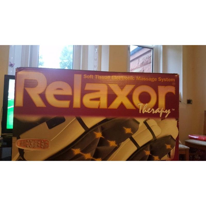 Pack Pain Massage Relaxor Heat Chair Cover Brand New Fully Boxed