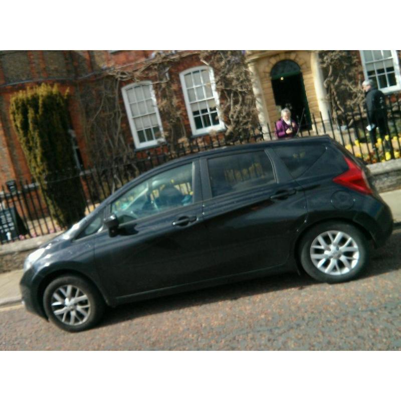 Black Metalic Nissan Note, Petrol, ECO System, low tax