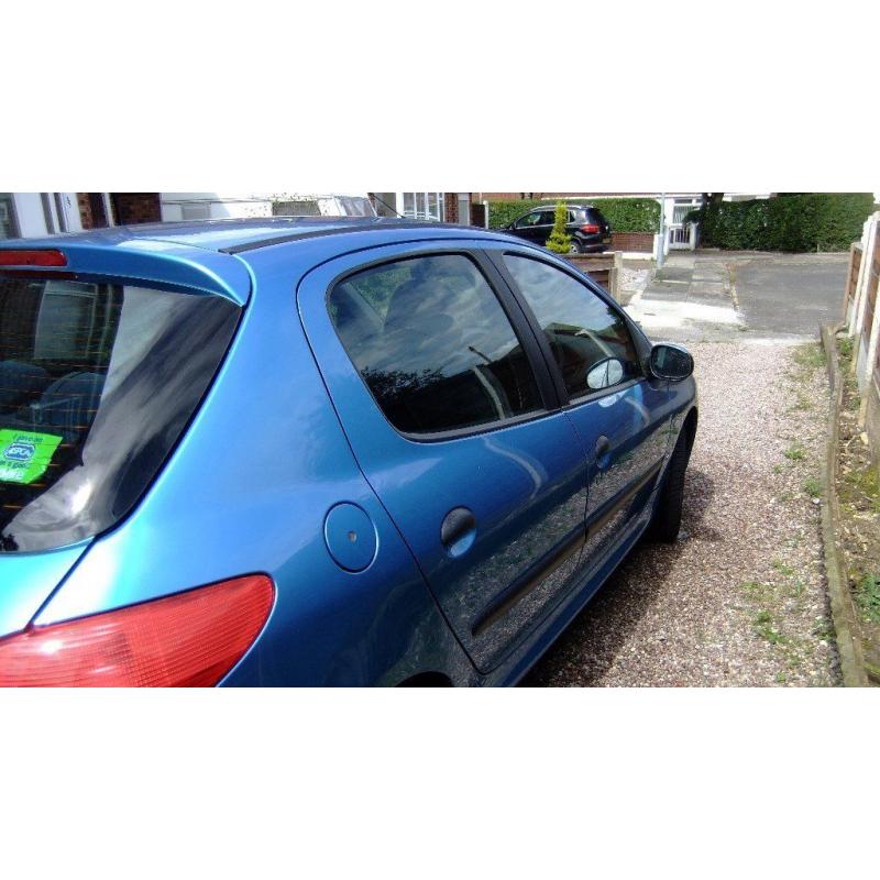 Peugeot 206 LX Automatic – really rare car - Blue - Low Mileage 52,380