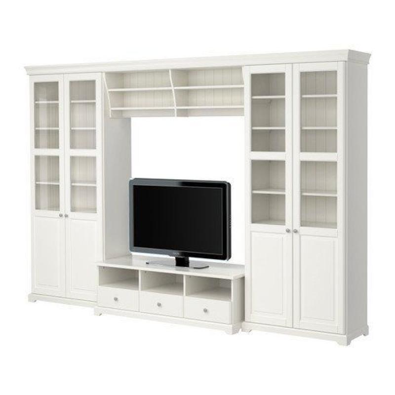 IKEA white wooden shelf - current Liatorp range