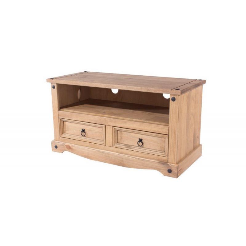 Corona Solid Pine Flatscreen TV Unit