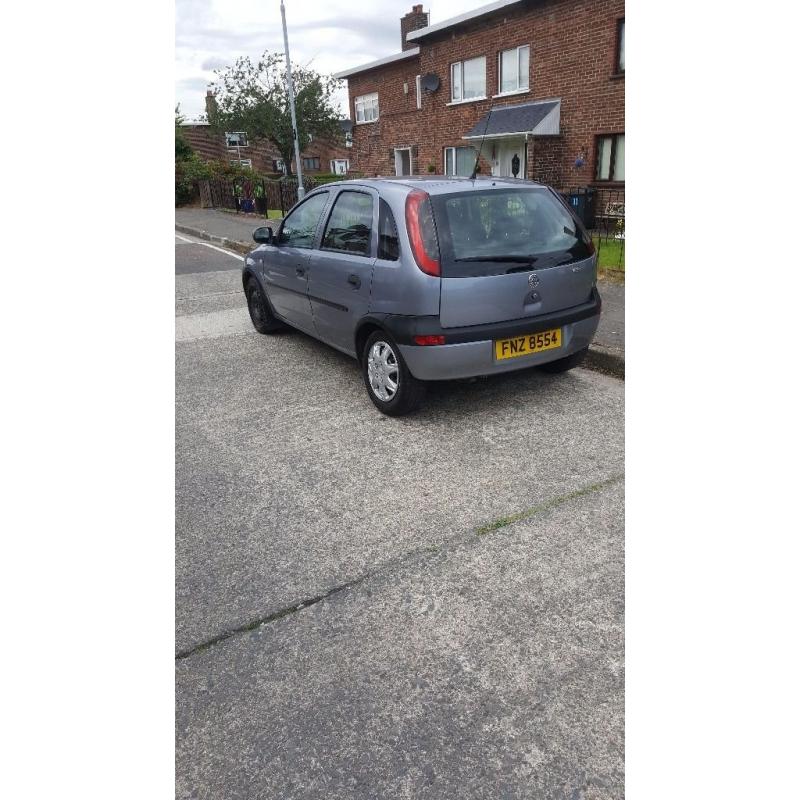 For sale corsa 1.2 petrol mot to next yr april