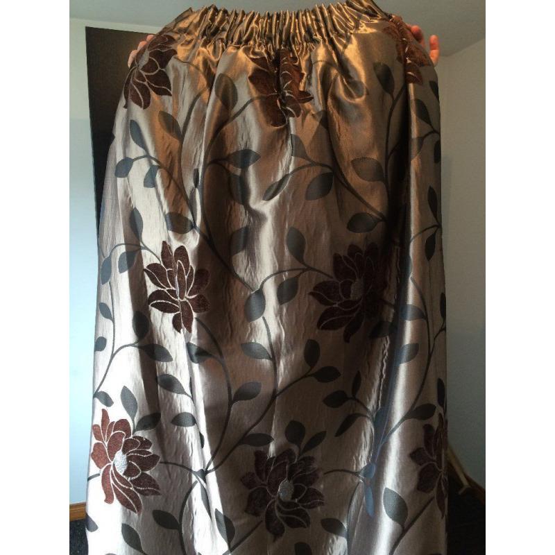 curtains for sale, 79in drop, linned