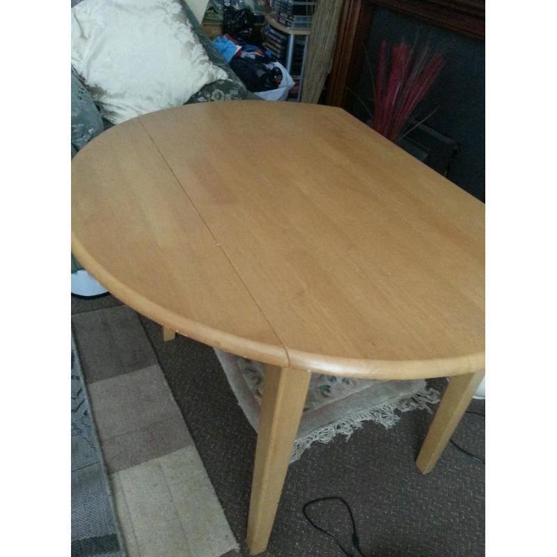 Wooden table good condition