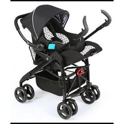 Silvercross 3d travel system, pram push chair and car seat