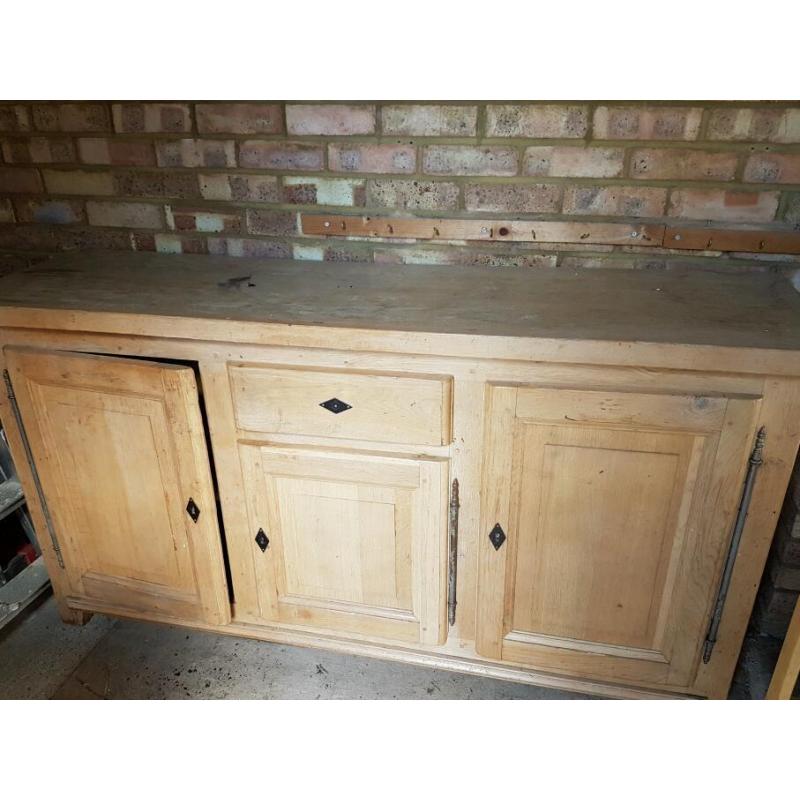 Solid oak sideboard