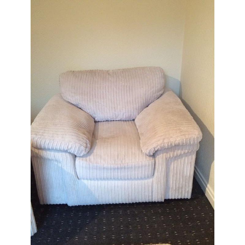 Cord Fabric Sofa Chair - bargain