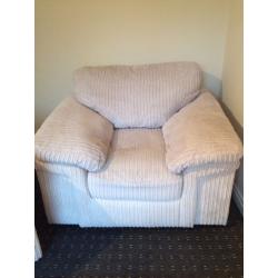 Cord Fabric Sofa Chair - bargain