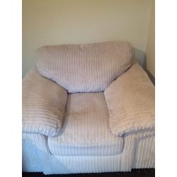 Cord Fabric Sofa Chair - bargain