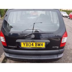 Zafira black 7 seater very good condition