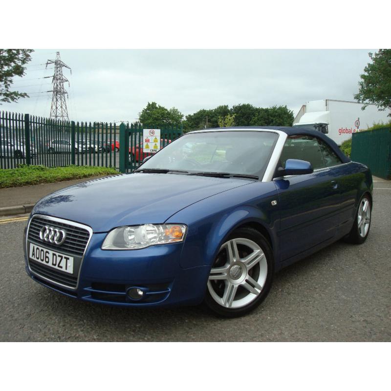 2006 Audi A4 Cabriolet 2.0 TDI 140 BHP 6 SPEED Sport,DIESEL,Full Service History,NEW TURBO,NEW TYRES