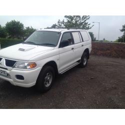 MITSUBISHI SHOGUN SPORT VAN DIRECT BT F/S/H NO VAT