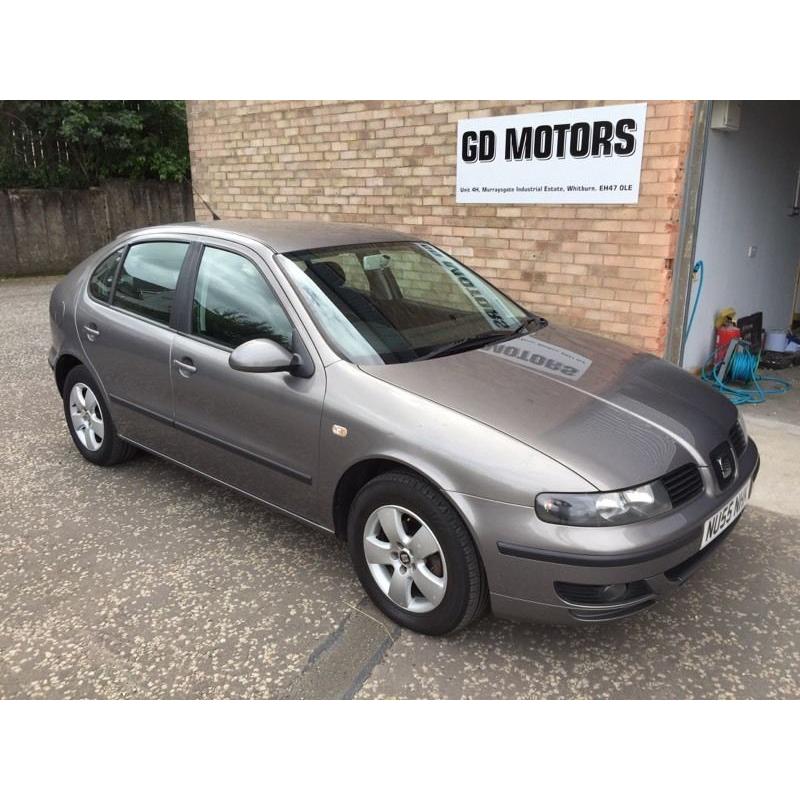 2005 (55) SEAT LEON 1.6 SX, 1 YEAR MOT, 67000 MILES, WARRANTY NOT ASTRA FOCUS IBIZA MEGANE