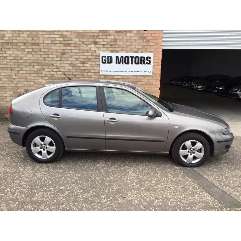 2005 (55) SEAT LEON 1.6 SX, 1 YEAR MOT, 67000 MILES, WARRANTY NOT ASTRA FOCUS IBIZA MEGANE