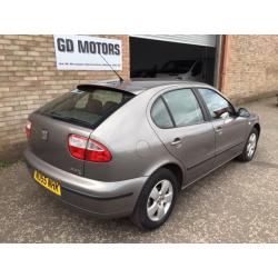 2005 (55) SEAT LEON 1.6 SX, 1 YEAR MOT, 67000 MILES, WARRANTY NOT ASTRA FOCUS IBIZA MEGANE