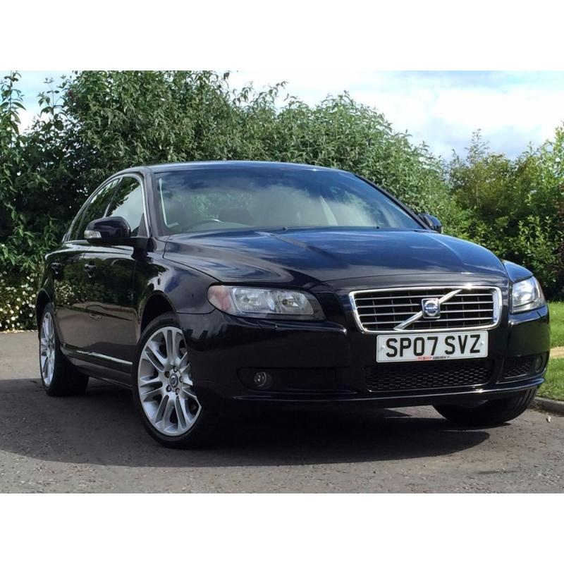 ?12 MONTHS WARRANTY? (2007) VOLVO S80 2.5 T SE SPORT 4DR -LEATHER - ALLOYS - FSH - FREE DELIVERY UK