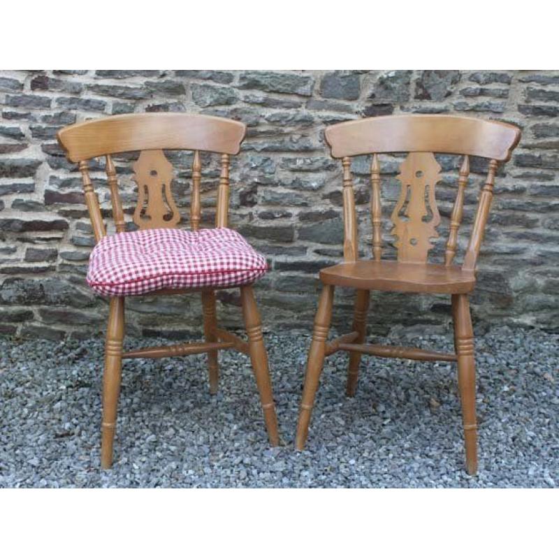 DINING/KITCHEN CHAIRS, SET OF 4, WITH CUSHIONS IF DESIRED