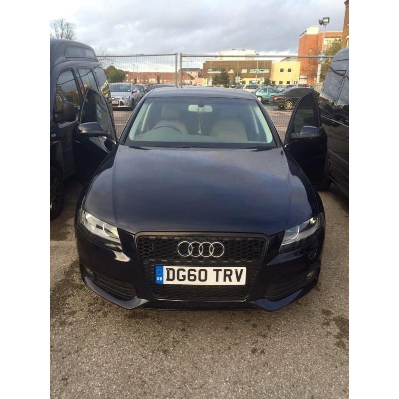 2010 Audi A4 2.0 TDI SE BARGAIN LOW MILAGE MINT CONDITION SMOOTH DRIVE 6 SPEED MANUAL