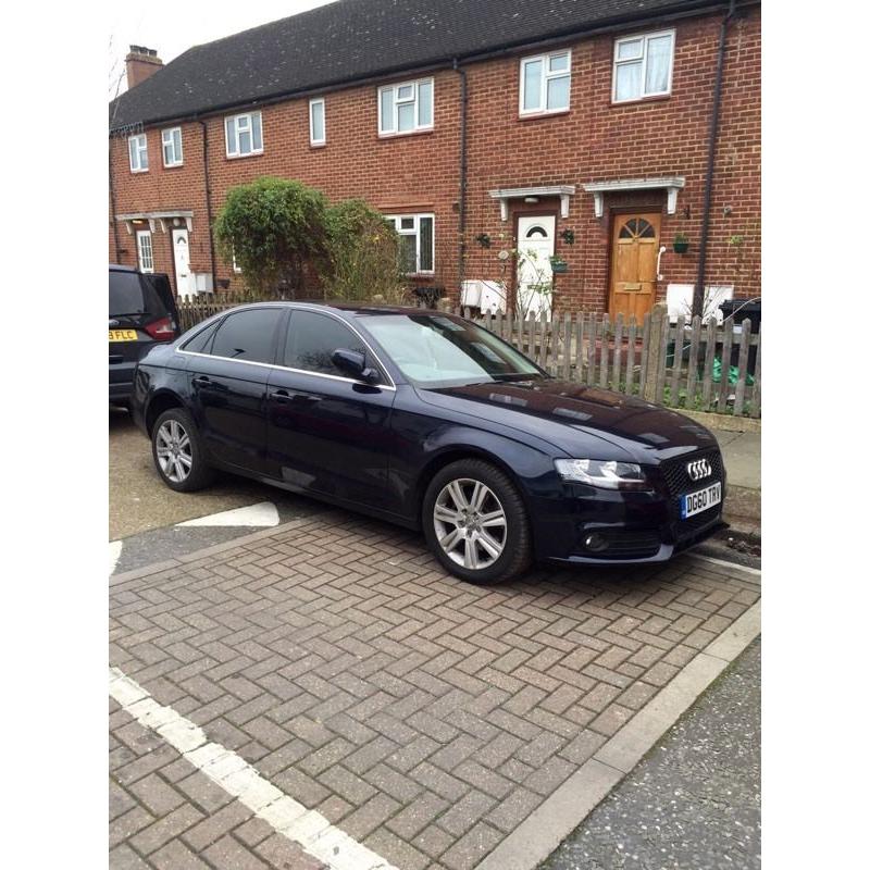 2010 Audi A4 2.0 TDI SE BARGAIN LOW MILAGE MINT CONDITION SMOOTH DRIVE 6 SPEED MANUAL