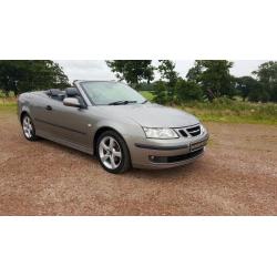 CONVERTIBLE SAAB 9.3 VECTOR 1.8 T 2005. 90,000 MILES WITH LOTS OF RECEIPTS. AN OUTSTANDING EXAMPLE.