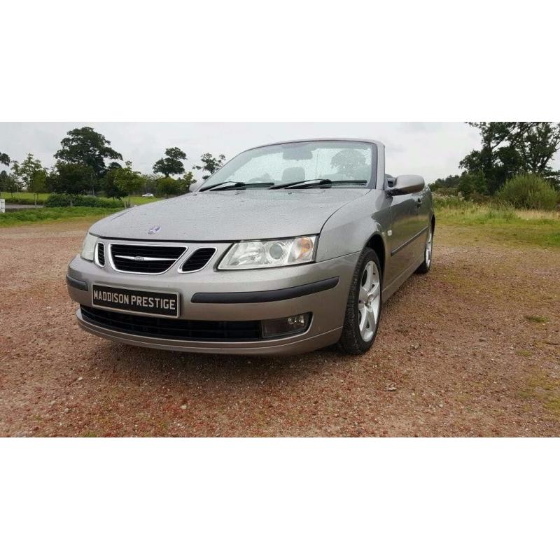 CONVERTIBLE SAAB 9.3 VECTOR 1.8 T 2005. 90,000 MILES WITH LOTS OF RECEIPTS. AN OUTSTANDING EXAMPLE.