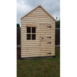 Timber/Wooden Playhouses For Sale1800mm Deep x 1500mm Wide Made From Decorative Log